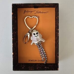 Betsey Johnson Ghost Angel Jewelry Charm Keychain – NWT